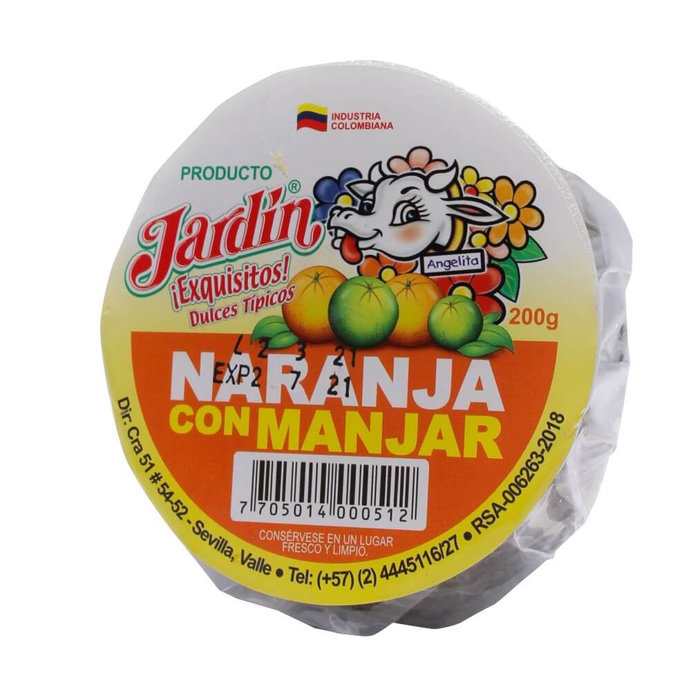 Naranja Rellena Manjar