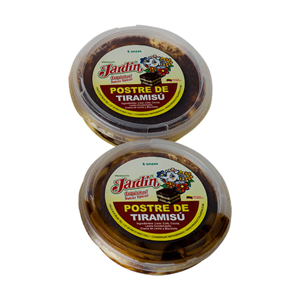 Postre de tiramisu y limón